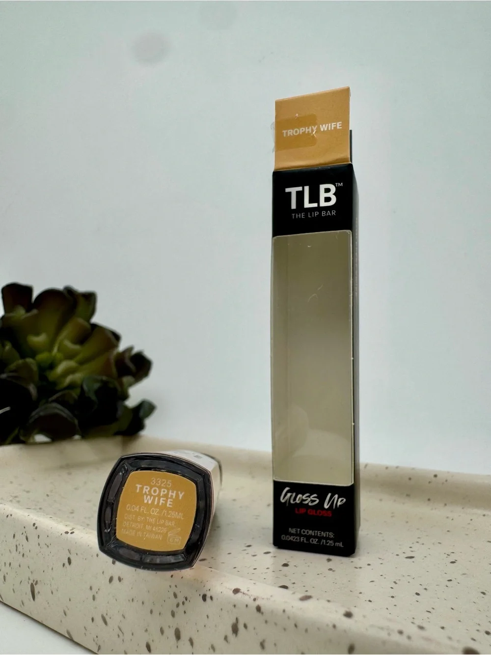 The Lip Bar Beauty Gloss Up Lip Gloss Trophy Wife - Vegan - New In BoX